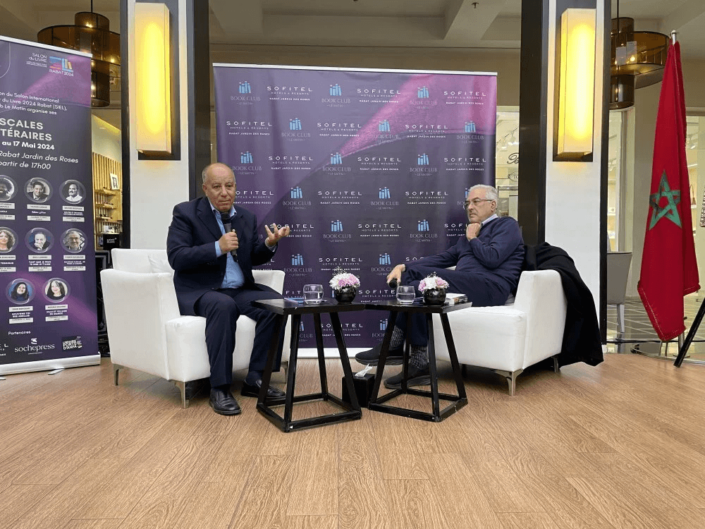 Rida Lamrini au Book Club Le Matin